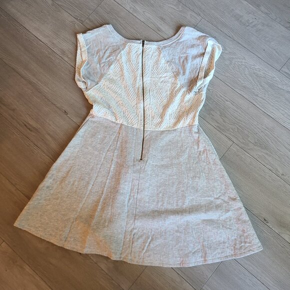 New XXL Grey Lace Skater Dress - Picture 2 of 3